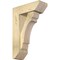 Ekena Millwork Olympic Slat Rough Sawn Bracket w/ Offset Brace, Douglas Fir, 6"W x 16"D x 24"H BKT0604X16X24OLY06RDF - alternate 1